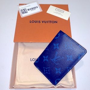 Blue Louis Vuitton Monogram Wallet